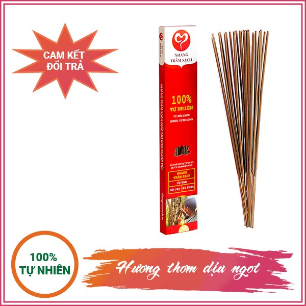 Nhang trầm sạch tăm mộc